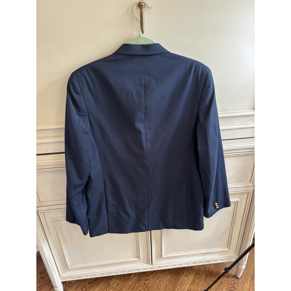 Lauren Ralph Lauren Men's Sport Jacket Navy Blue 2 Button Gold Button Accent 20R - Picture 4 of 8